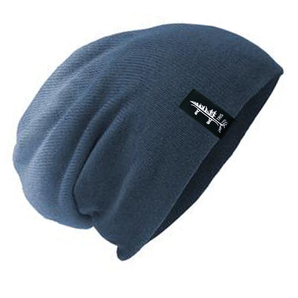 The Slouch Beanie - Navy Hombre