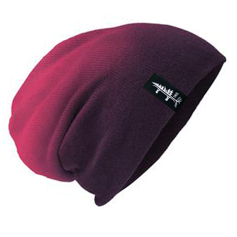 The Slouch Beanie - Purple Hombre