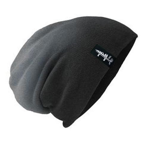 The Slouch Beanie - Black Hombre
