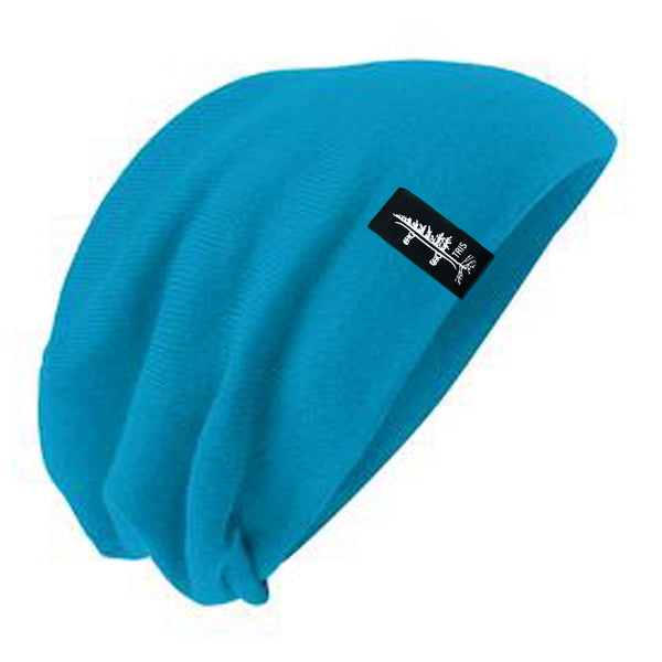 The Slouch Beanie - Neon Blue